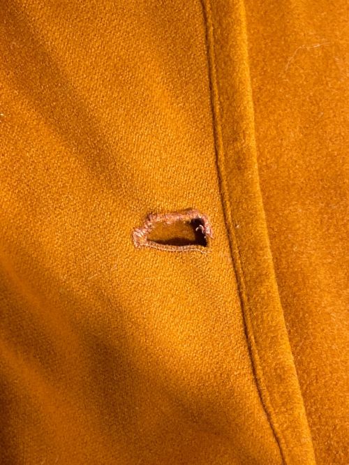 HERMES（エルメス）HERMES (エルメス) ライナー付レイヤードトレンチコート オレンジ サイズ:40の古着・服飾アイテム