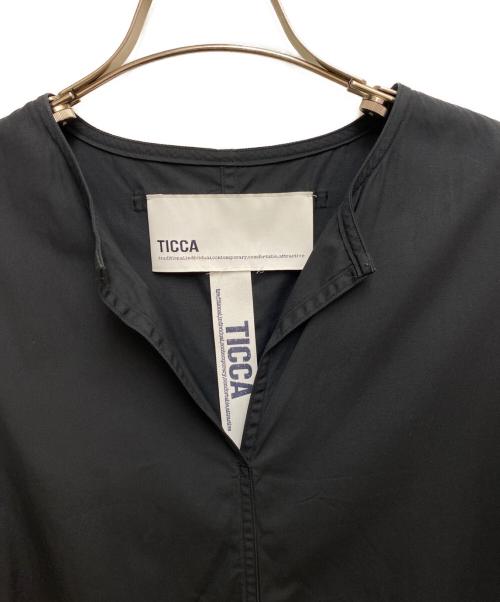 ticca（ティッカ）ticca (ティッカ) カットソーワンピース ブラック サイズ:Freeの古着・服飾アイテム