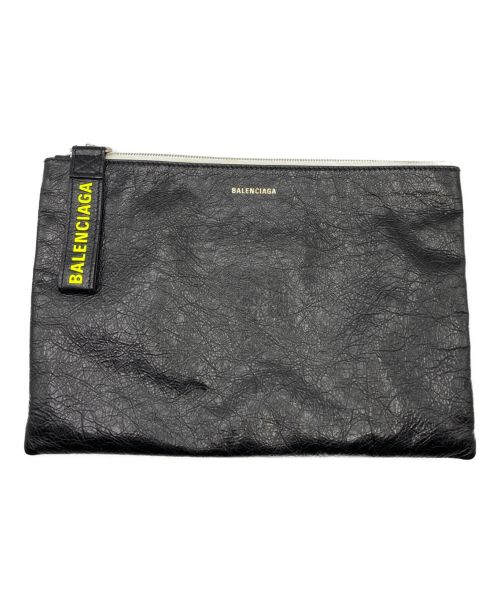 BALENCIAGA（バレンシアガ）BALENCIAGA (バレンシアガ) クラッチバッグ ブラック サイズ:-の古着・服飾アイテム