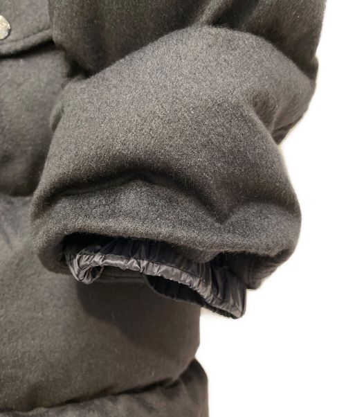 HERNO（ヘルノ）HERNO (ヘルノ) ウォーターレペレントシルクカシミアサキソニーダウンフーディーコート チャコールグレー サイズ:56の古着・服飾アイテム