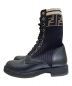 FENDI (フェンディ) ロココストレッチファブリックバイカーブーツ ブラック サイズ:38：71800円