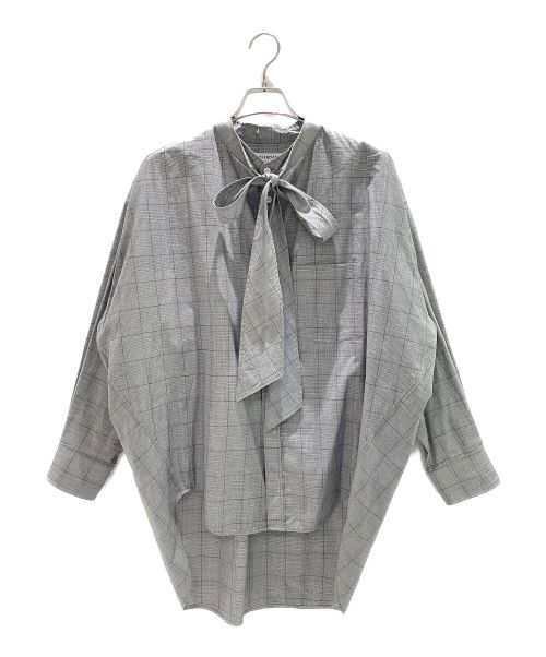 BALENCIAGA（バレンシアガ）BALENCIAGA (バレンシアガ) ニュー スウィング シャツ ライトグレー サイズ:SIZE 34の古着・服飾アイテム