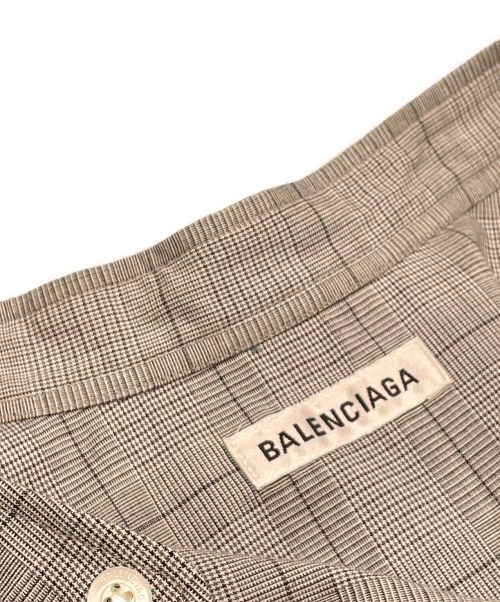 BALENCIAGA（バレンシアガ）BALENCIAGA (バレンシアガ) ニュー スウィング シャツ ライトグレー サイズ:SIZE 34の古着・服飾アイテム