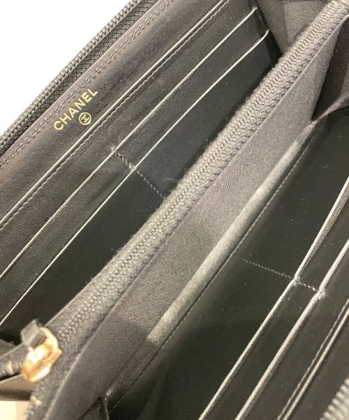 CHANEL（シャネル）CHANEL (シャネル) ボーイシャネル長財布 ブラックの古着・服飾アイテム