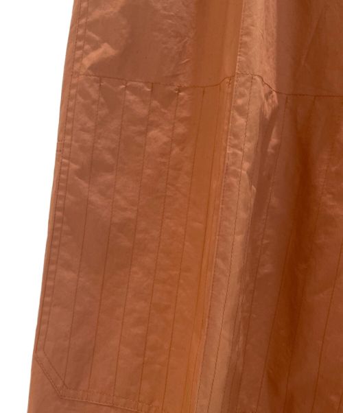HERMES（エルメス）HERMES (エルメス) ハイウエストコットンワイドパンツ ブラウン サイズ:36の古着・服飾アイテム