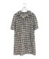 GUCCI（グッチ）の古着「Square g check tweed dress」｜ベージュ