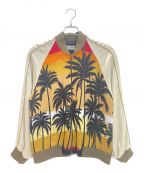 Saint Laurent Parisサンローランパリ）の古着「16SS エディ期 パームツリースカジャン/Archive」｜オレンジ