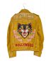 GUCCI（グッチ）の古着「LOVEDダブルライダースジャケット」｜イエロー