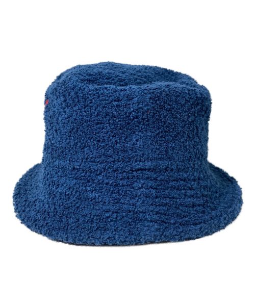 CHANEL（シャネル）CHANEL (シャネル) Pharrell Williams (ファレルウィリアムス) ココマークスパンコール装飾パイルバケットハット ネイビー サイズ:Sの古着・服飾アイテム