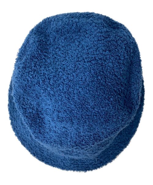 CHANEL（シャネル）CHANEL (シャネル) Pharrell Williams (ファレルウィリアムス) ココマークスパンコール装飾パイルバケットハット ネイビー サイズ:Sの古着・服飾アイテム