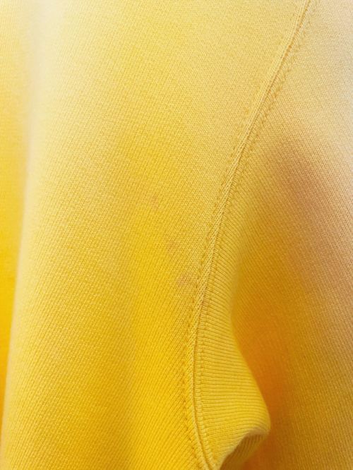 CHANEL（シャネル）CHANEL (シャネル) Pharrell Williams (ファレルウィリアムス) ビジュー プルオーバーフーディ イエロー サイズ:Lの古着・服飾アイテム