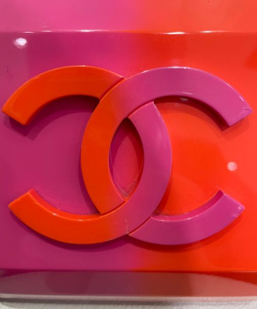 CHANEL（シャネル）CHANEL (シャネル) シェルショルダーバッグ ピンク×オレンジの古着・服飾アイテム