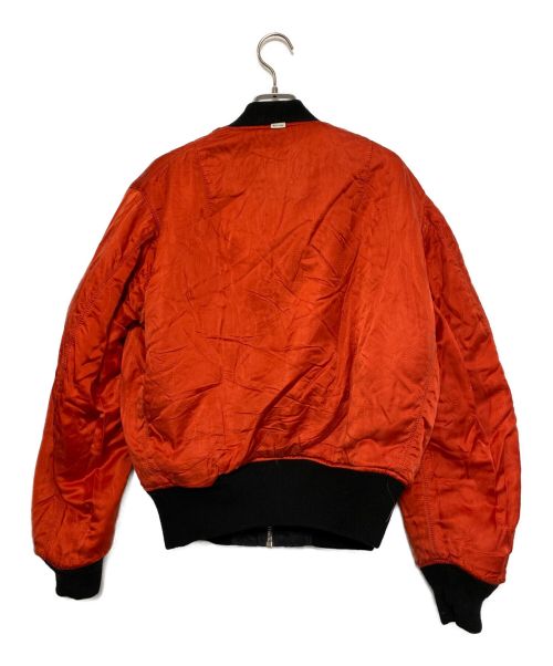 GUCCI（グッチ）GUCCI (グッチ) フラワーエンブロイダリーリバーシブルMA-1 ブラック サイズ:44の古着・服飾アイテム