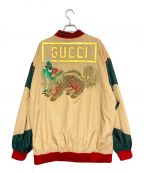 GUCCI×DAPPER DANグッチ×ダッパーダン）の古着「Dragon Track Jacket」｜ベージュ