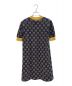 GUCCI (グッチ) GGラメジャカードドレス ネイビー×イエロー サイズ:XS：94800円