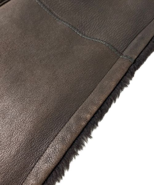 HERMES（エルメス）HERMES (エルメス) ラムスキンムートンストール ブラウン サイズ:-の古着・服飾アイテム