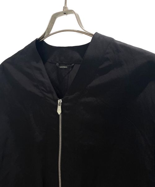 HERMES（エルメス）HERMES (エルメス) ジップブルゾン ブラック サイズ:44の古着・服飾アイテム