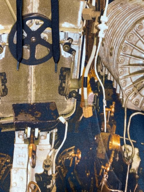 BURBERRY（バーバリー）BURBERRY (バーバリー) プリントパーカー ブラウン サイズ:Sの古着・服飾アイテム