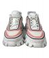 PRADA (プラダ) ローカットスニーカー ホワイト×レッド サイズ:7：59800円