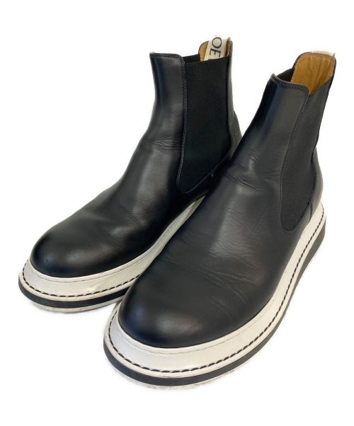 LOEWE（ロエベ）LOEWE (ロエベ) チェルシーブーツ ブラック サイズ:41の古着・服飾アイテム
