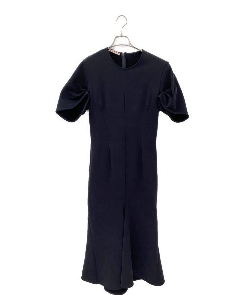 MARNI（マルニ）MARNI (マルニ) スウェットロングワンピース ブラック サイズ:40の古着・服飾アイテム