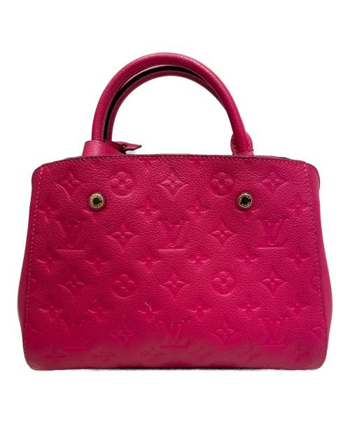 LOUIS VUITTON（ルイ ヴィトン）LOUIS VUITTON (ルイ ヴィトン) モンテーニュMM ショッキングピンク サイズ:MMの古着・服飾アイテム