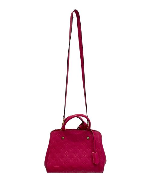 LOUIS VUITTON（ルイ ヴィトン）LOUIS VUITTON (ルイ ヴィトン) モンテーニュMM ショッキングピンク サイズ:MMの古着・服飾アイテム