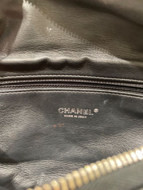 CHANEL（シャネル）CHANEL (シャネル) スパンコールウエストバッグ ブラック×クリアー サイズ:-の古着・服飾アイテム