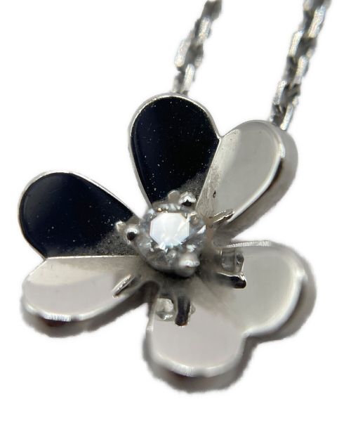 VAN CLEEF & ARPELS（ヴァンクリーフ＆アーペル）VAN CLEEF & ARPELS (ヴァンクリーフ＆アーペル) フリヴォルミニ ダイヤモンド ネックレス サイズ:ミニの古着・服飾アイテム