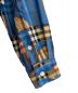 中古・古着 BURBERRY (バーバリー) Graffiti Print Vintage Check Shirt ベージュ×ブルー サイズ:40：54800円