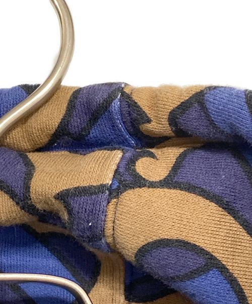 BURBERRY（バーバリー）BURBERRY (バーバリー) モノグラムフーディ レッド×ブルー×ブラウン サイズ:XLの古着・服飾アイテム