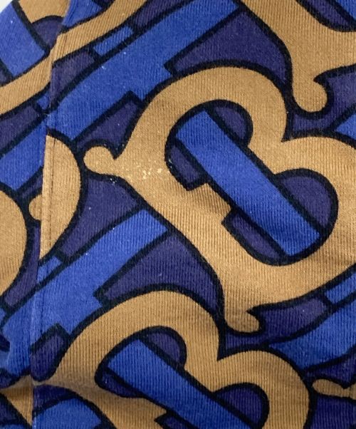BURBERRY（バーバリー）BURBERRY (バーバリー) モノグラムフーディ レッド×ブルー×ブラウン サイズ:XLの古着・服飾アイテム