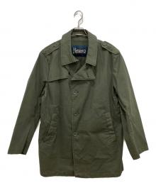 HERNO（ヘルノ）の古着「GARMENT DYED EUFRATE Pコート」｜オリーブ