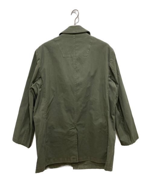 HERNO（ヘルノ）HERNO (ヘルノ) GARMENT DYED EUFRATE Pコート オリーブ サイズ:56の古着・服飾アイテム