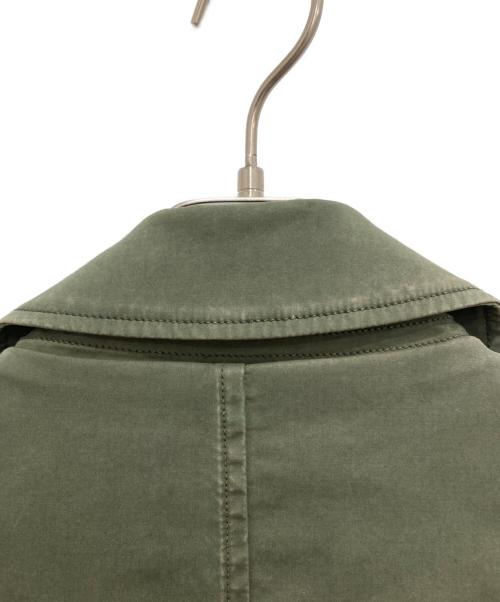 HERNO（ヘルノ）HERNO (ヘルノ) GARMENT DYED EUFRATE Pコート オリーブ サイズ:56の古着・服飾アイテム