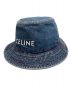 CELINE（セリーヌ）の古着「デニムバケットハット」｜インディゴ