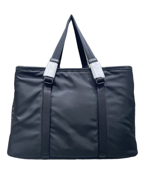 PRADA（プラダ）PRADA (プラダ) Re-Nylonサフィアーノレザーペットバッグ ブラック サイズ:- 未使用品の古着・服飾アイテム