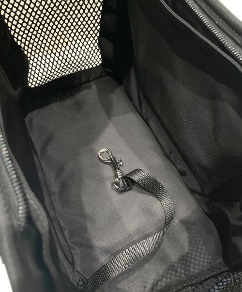 PRADA（プラダ）PRADA (プラダ) Re-Nylonサフィアーノレザーペットバッグ ブラック サイズ:- 未使用品の古着・服飾アイテム