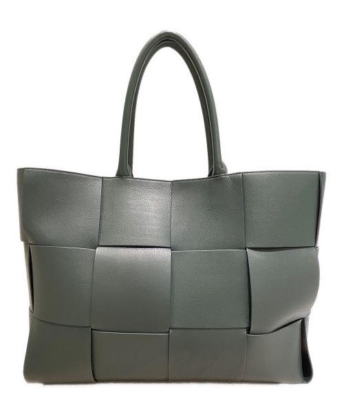 BOTTEGA VENETA（ボッテガベネタ）BOTTEGA VENETA (ボッテガベネタ) ラージ アルコ トートバッグ モスグリーンの古着・服飾アイテム