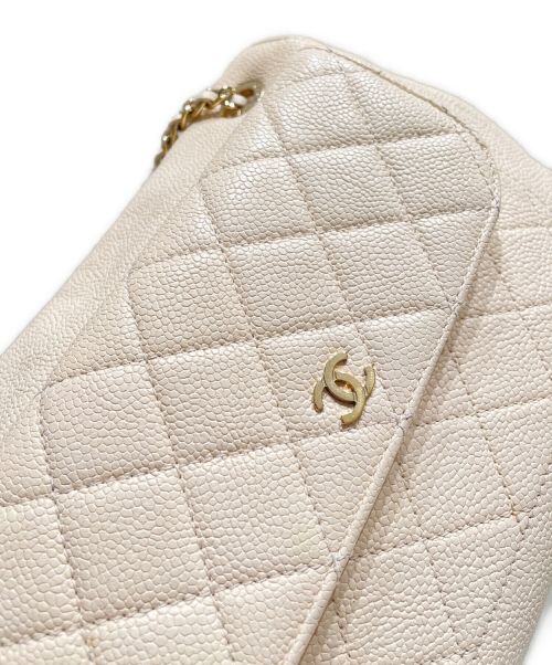 CHANEL（シャネル）CHANEL (シャネル) マトラッセツーフェイスショルダーバッグ アイボリー サイズ:23.0の古着・服飾アイテム