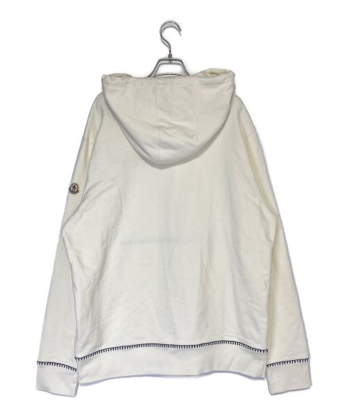 MONCLER（モンクレール）MONCLER (モンクレール) FELPA CON CAPPUCCIO  アイボリー サイズ:XLの古着・服飾アイテム