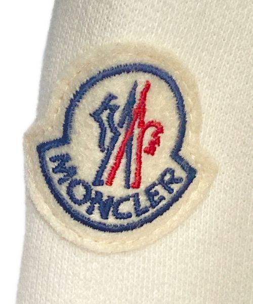 MONCLER（モンクレール）MONCLER (モンクレール) FELPA CON CAPPUCCIO  アイボリー サイズ:XLの古着・服飾アイテム