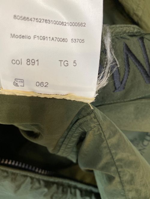MONCLER（モンクレール）MONCLER (モンクレール) SCIE GIUBBOTTO カーキ サイズ:5の古着・服飾アイテム