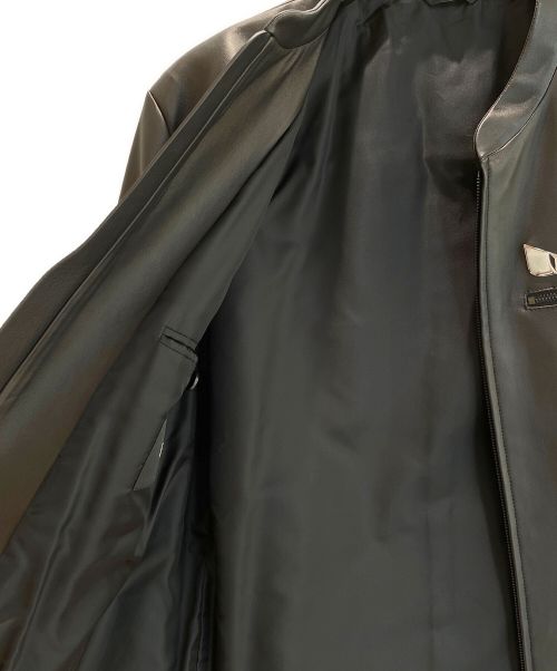 FENDI（フェンディ）FENDI (フェンディ) モンスターレザージャケット ブラック サイズ:46の古着・服飾アイテム