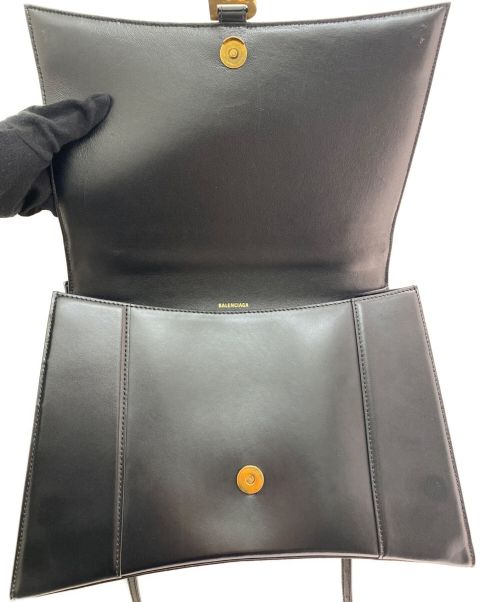 BALENCIAGA（バレンシアガ）BALENCIAGA (バレンシアガ) アワーグラス/2WAYバッグ ブラック サイズ:ミディアムの古着・服飾アイテム