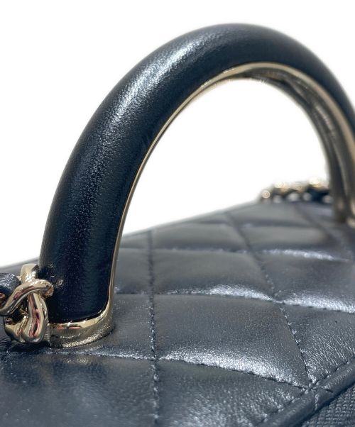 CHANEL（シャネル）CHANEL (シャネル) マトラッセチェーンバニティバッグ ブラック サイズ:17の古着・服飾アイテム