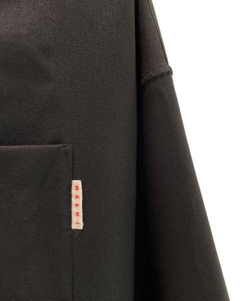 MARNI（マルニ）MARNI (マルニ) ウールトロピカルシャツ ブラック サイズ:44の古着・服飾アイテム
