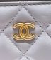 中古・古着 CHANEL (シャネル) マトラッセバニティバッグ  ライトグレー サイズ:17：350000円