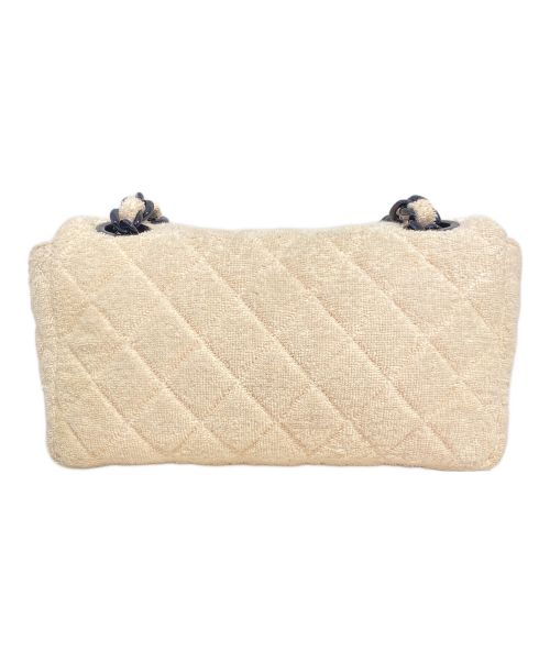 CHANEL（シャネル）CHANEL (シャネル) 2WAYパイル地ショルダーバッグ ベージュ サイズ:25の古着・服飾アイテム
