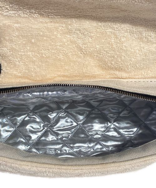 CHANEL（シャネル）CHANEL (シャネル) 2WAYパイル地ショルダーバッグ ベージュ サイズ:25の古着・服飾アイテム